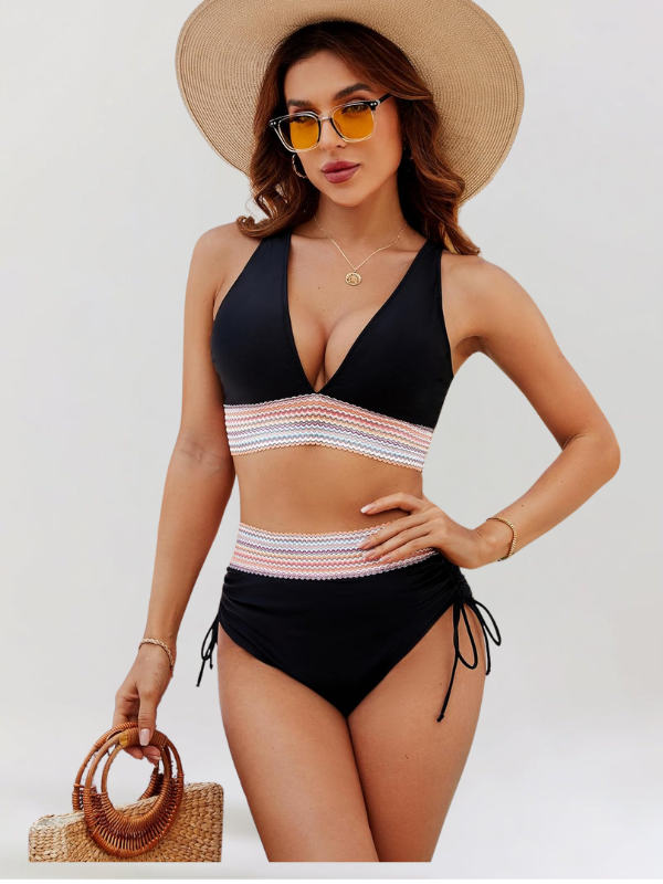LIDIA | Zestaw Bikini z Kontrolą Brzucha i Wysokim Stanem