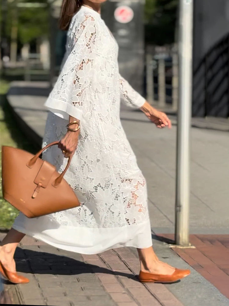 FRANCISCA | Elegancka Sukienka z Krawędziami