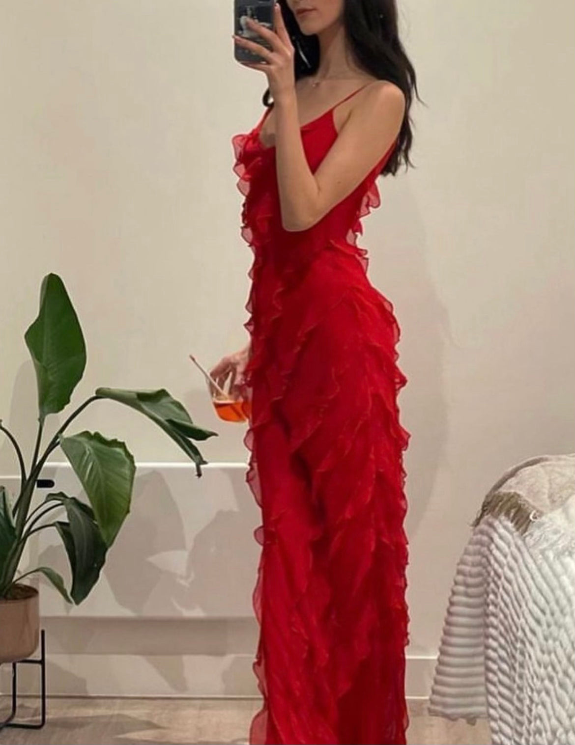 ZARA | Sukienka z falbanami