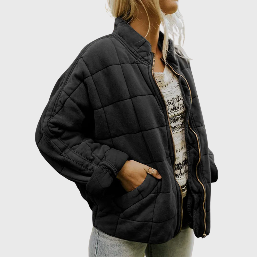 JOSIANE | Pikowana kurtka o eleganckim, oversize'owym wyglądzie