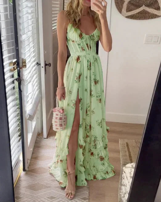 ANDREA | Elegancka Sukienka Kwiatowa na Każdą Okazję