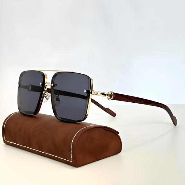 DIVA | Vintage Okulary Przeciwsłoneczne Retro Kwadrat