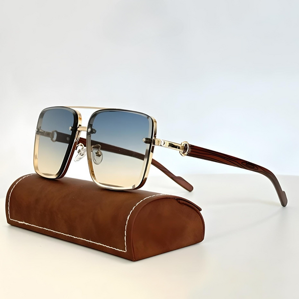 DIVA | Vintage Okulary Przeciwsłoneczne Retro Kwadrat