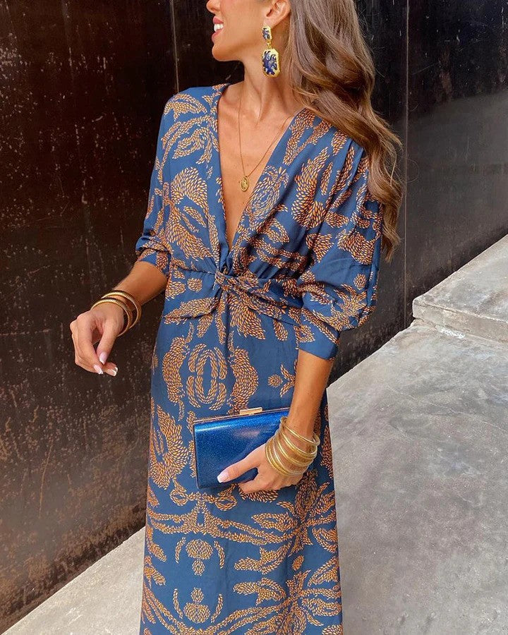 FERNANDA | Luksusowa Boho Sukienka Maxi