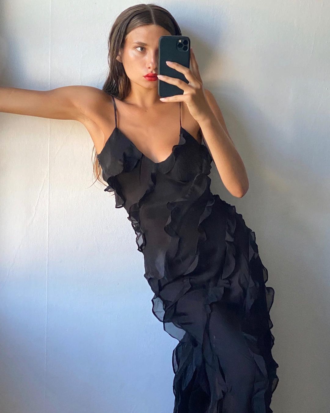 ZARA | Sukienka z falbanami