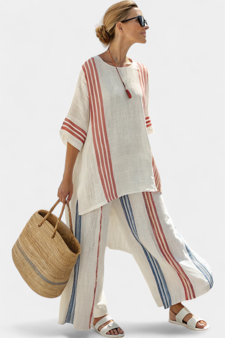 MIRTHE | Lekki komplet oversize, dwuczęściowy
