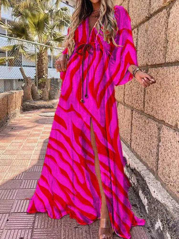 CRISTINA | Kolorowa i Elegancka Sukienka