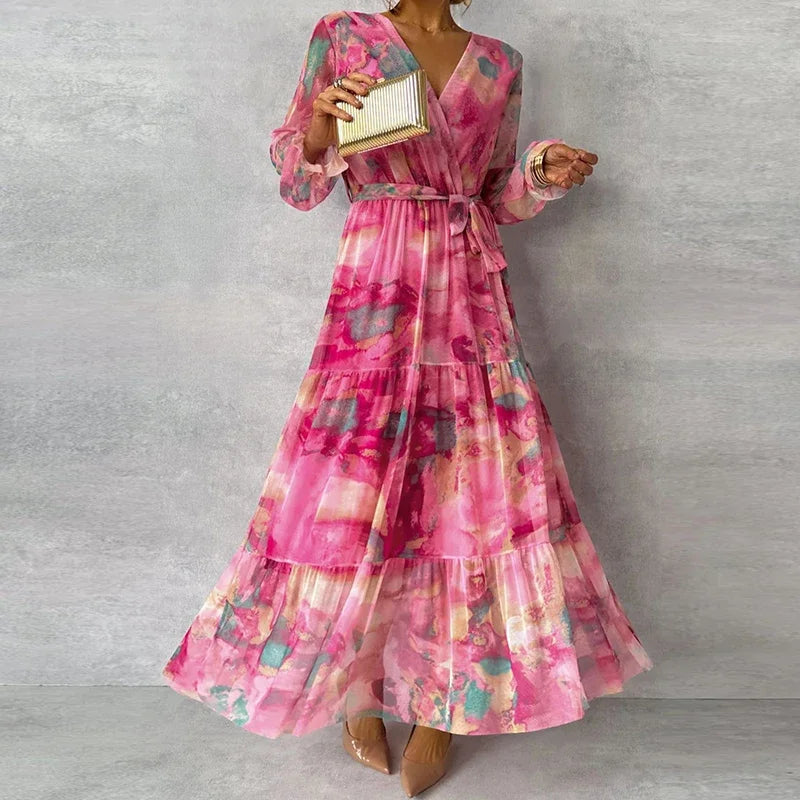 EMILIA | Elegancka Sukienka Kwiatowa