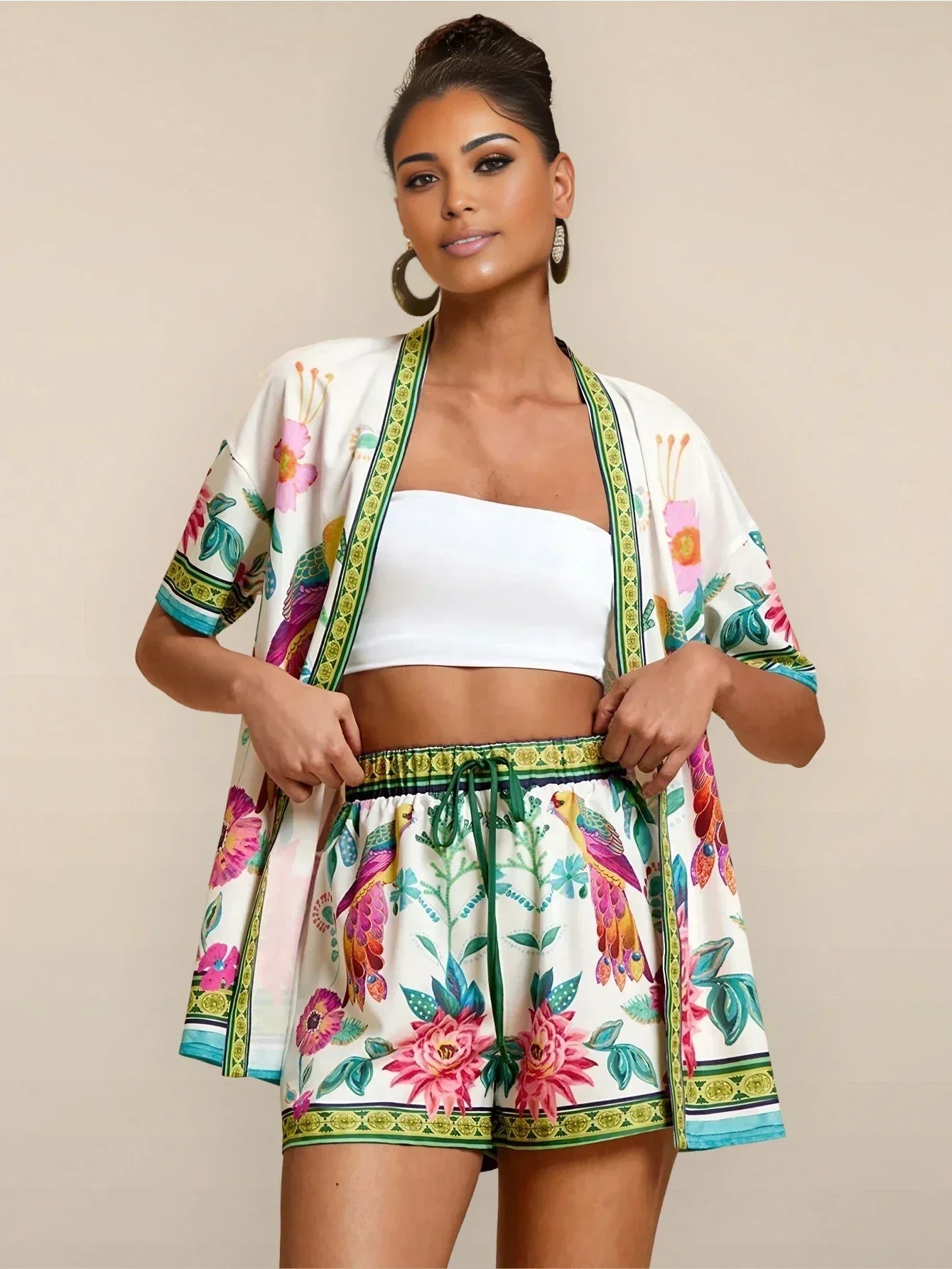 RENATA | Komplet Kimono Casual
